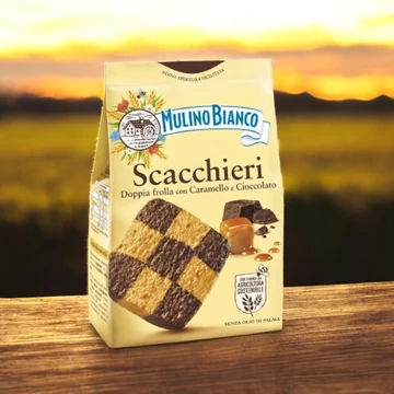 Mulino Bianco Scacchieri Karamellás keksz 300 gr
