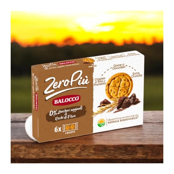 Balocco ZeroPiu cukormentes csokis keksz 210g
